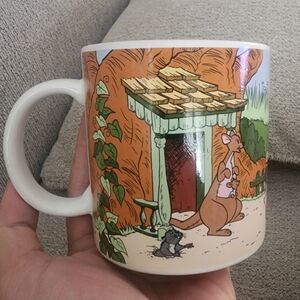 Disney Winnie The Pooh Coffee Mug Owl Rabbit Piglet Tigger Christopher Robin